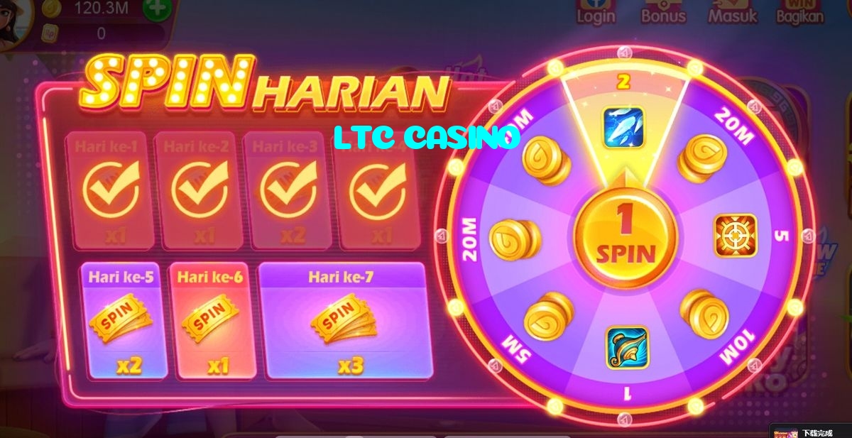 LTC CASINO casino presented on mobile device in Pakistan with slots and live games